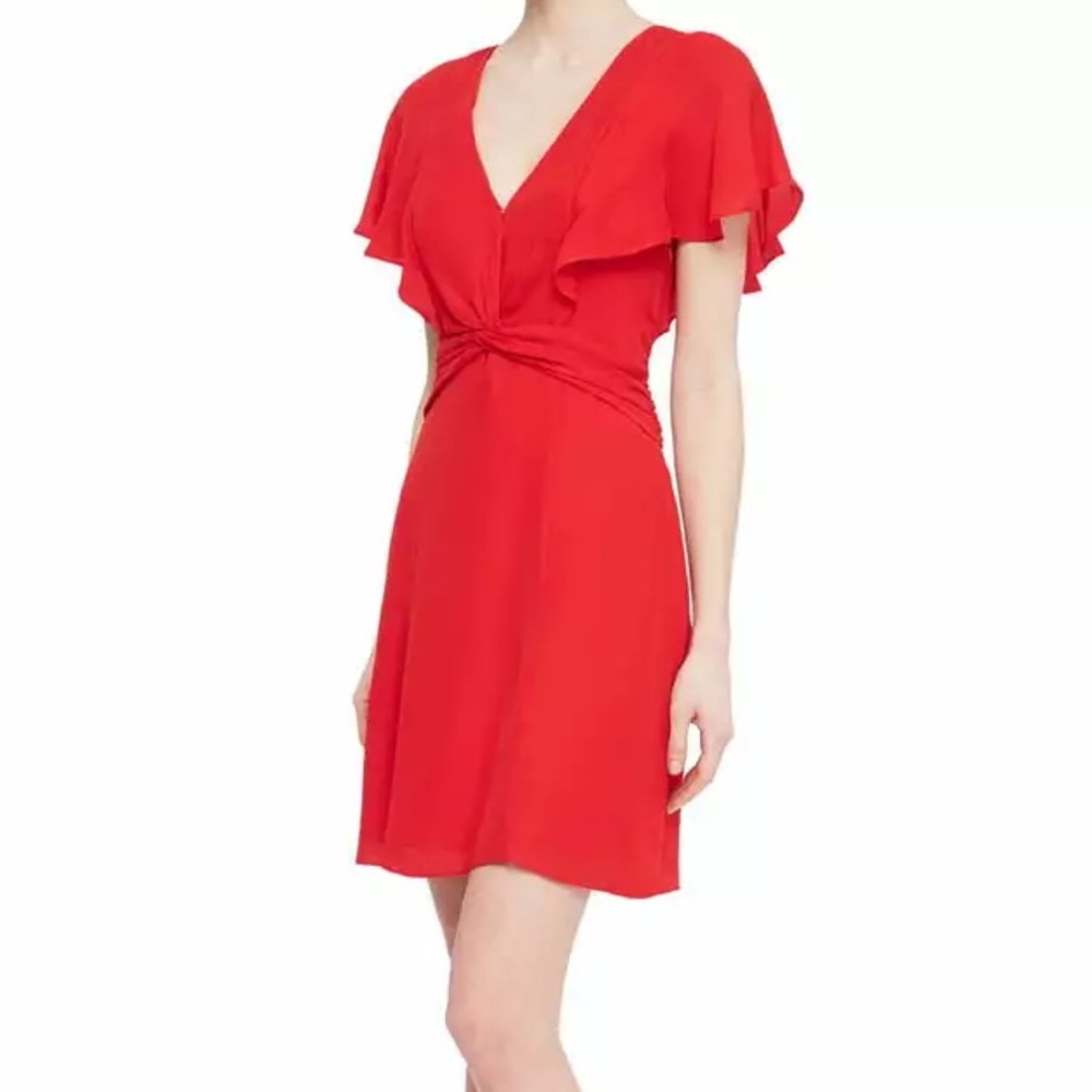 DESIGNER Parker Kate Flutter Sleeve Dress NWT